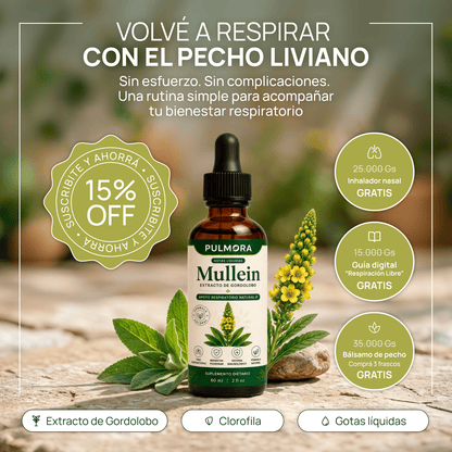 Gotas de Gordolobo con Clorofila